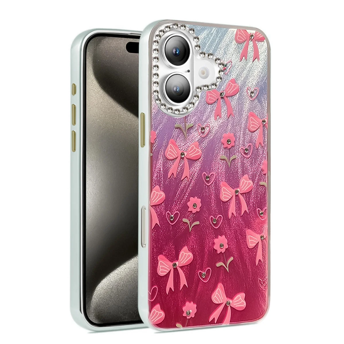 Apple İphone 16 Plus Kılıf Blade Aynalı Desenli Kapak - Desen 3 Apple İphone 16 Plus Kılıf Blade Aynalı Desenli Kapak - Desen 3