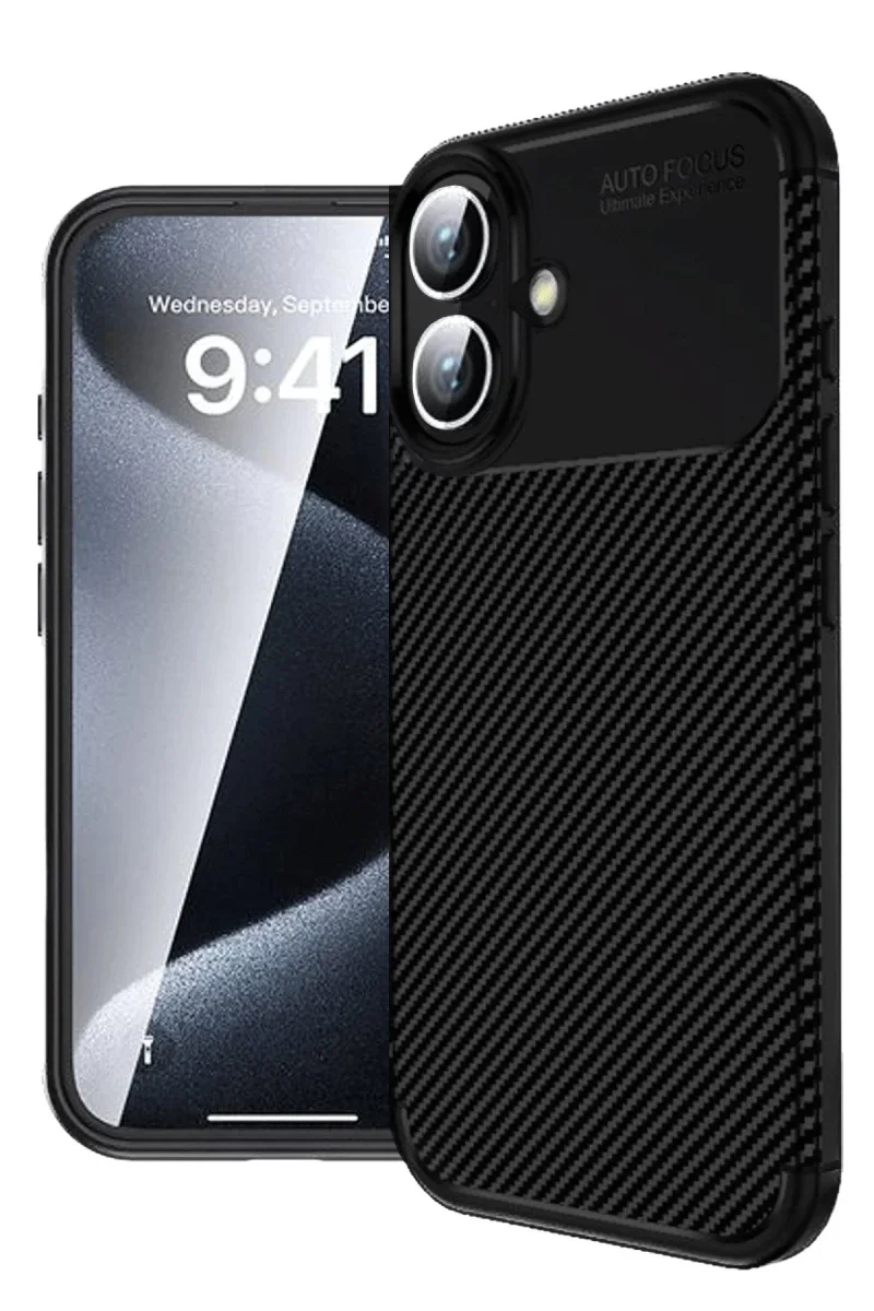 Apple iPhone 16 Plus Kılıf Auto Focus Karbon Kapak - Siyah Fiyatı, Yorumları ve Özellikleri