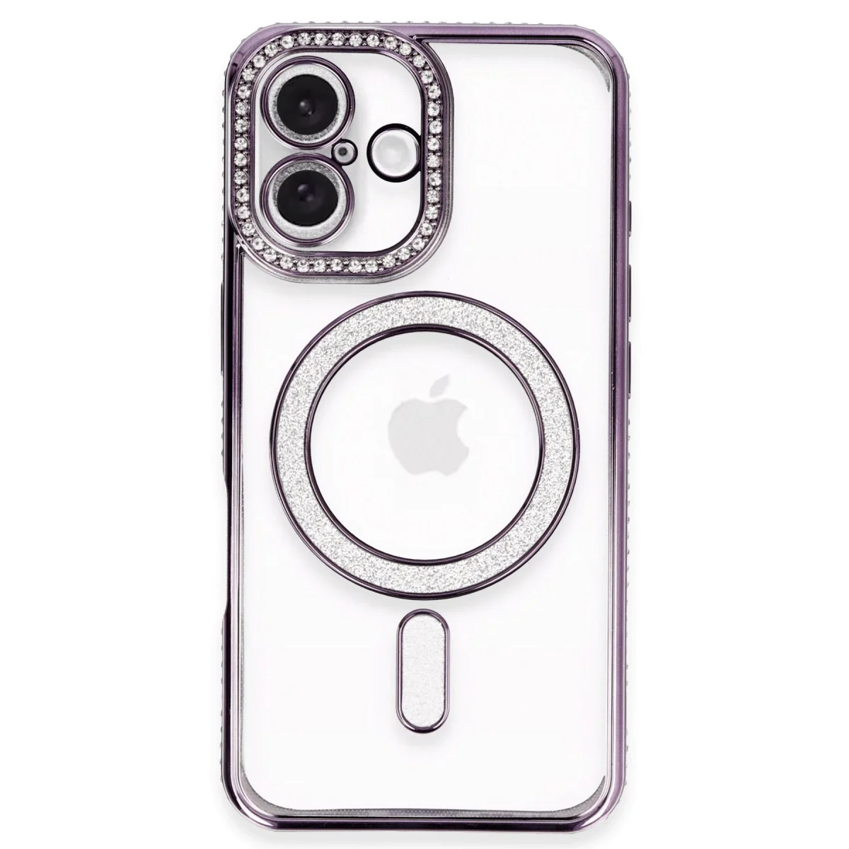 Apple İphone 16 Plus Kılıf Joke Simli Magneticsafe Kılıf - Derin Mor Fiyatı, Yorumları ve Özellikleri