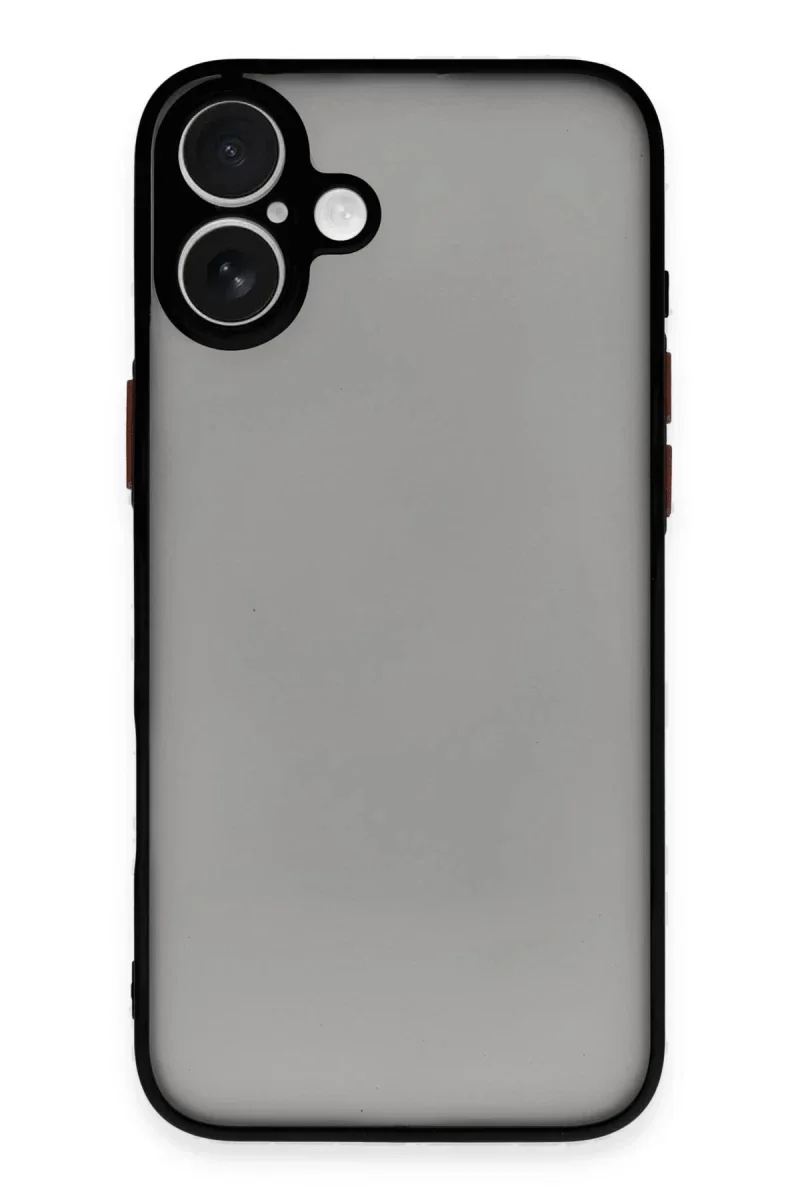 Apple iPhone 16 Plus Kılıf Montreal Silikon Kapak - Siyah