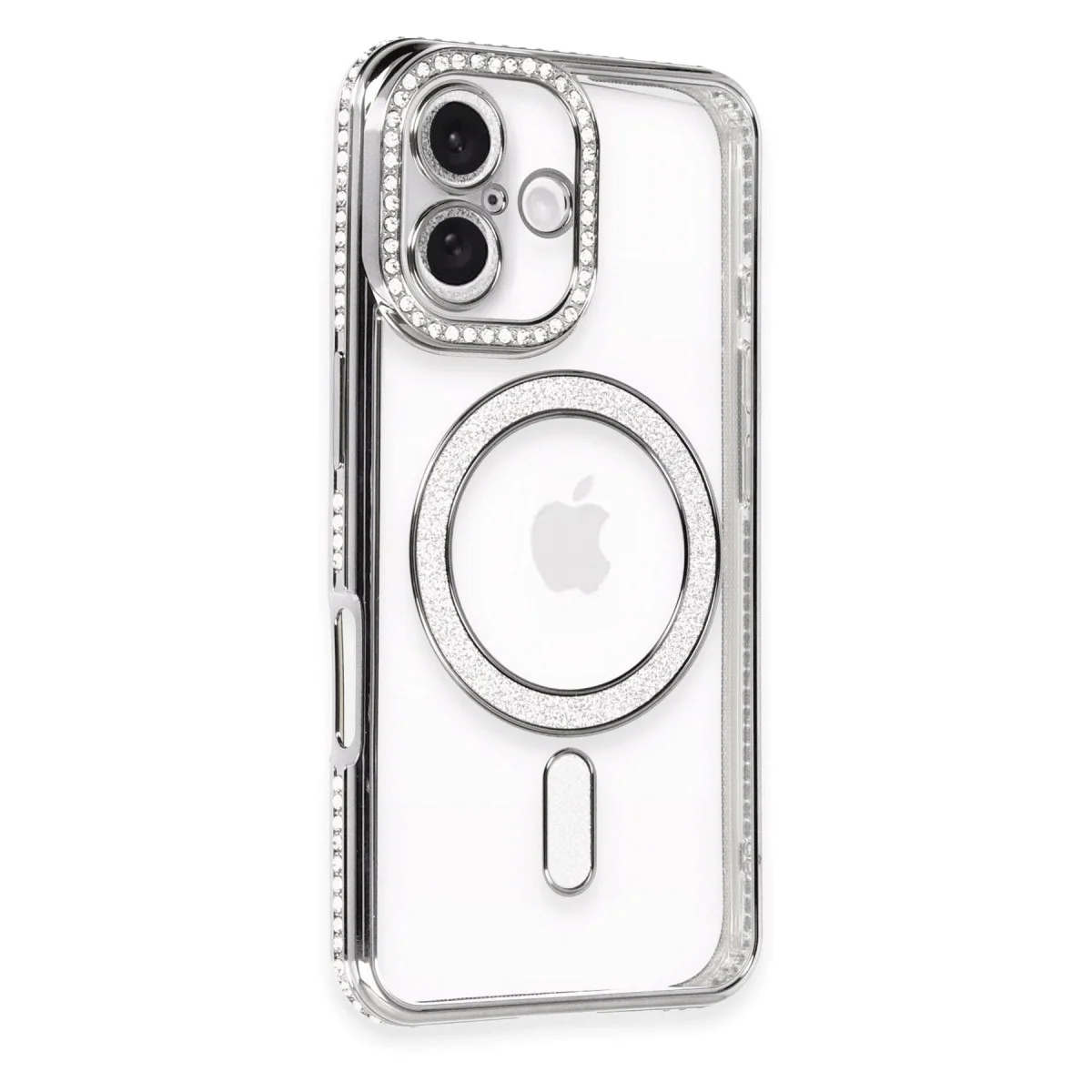 Apple İphone 16 Plus Kılıf Joke Simli Magneticsafe Kılıf - Gri Fiyatı, Yorumları ve Özellikleri