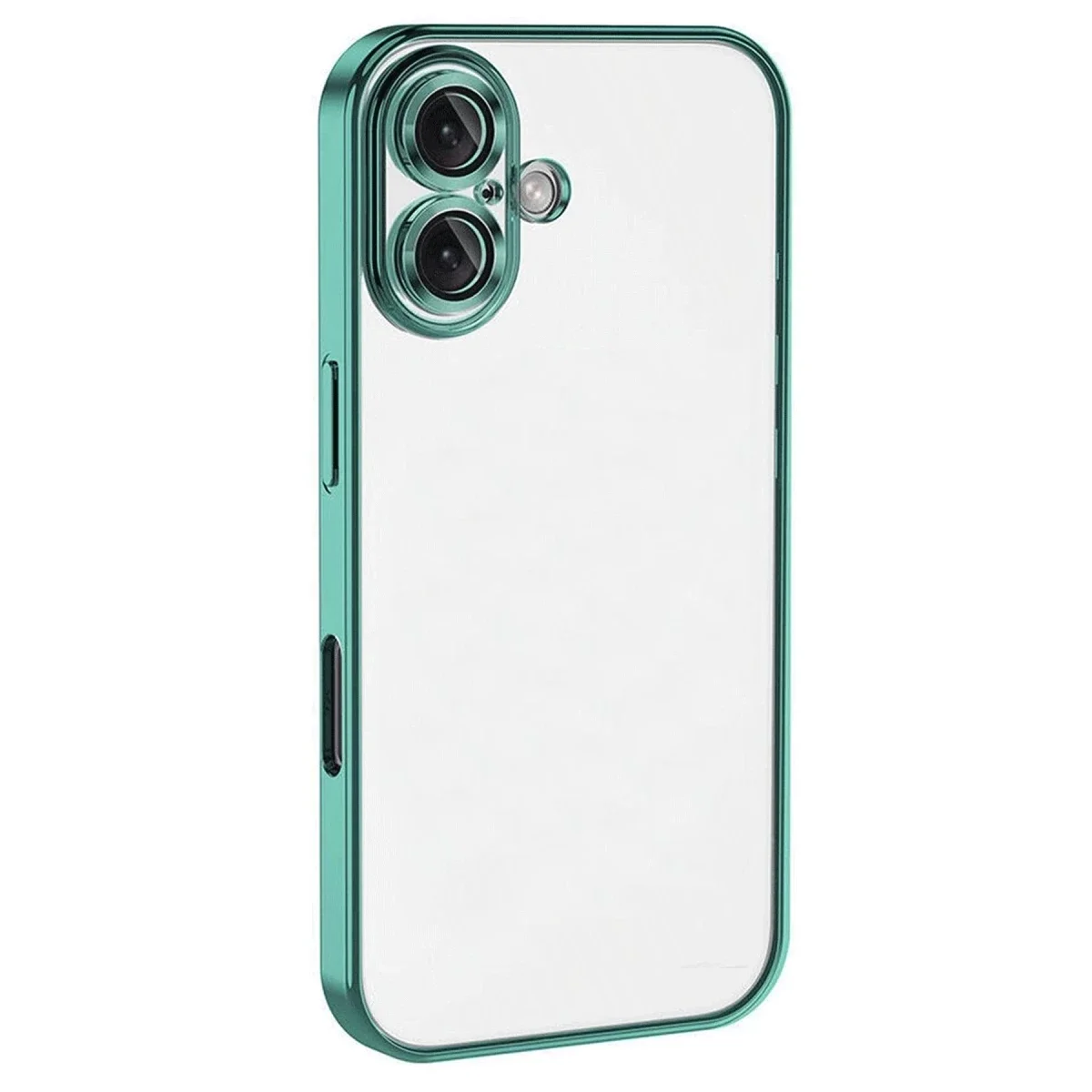 Apple iPhone 16 Plus Kılıf Razer Lensli Silikon - Turkuaz Apple iPhone 16 Plus Kılıf Razer Lensli Silikon - Turkuaz