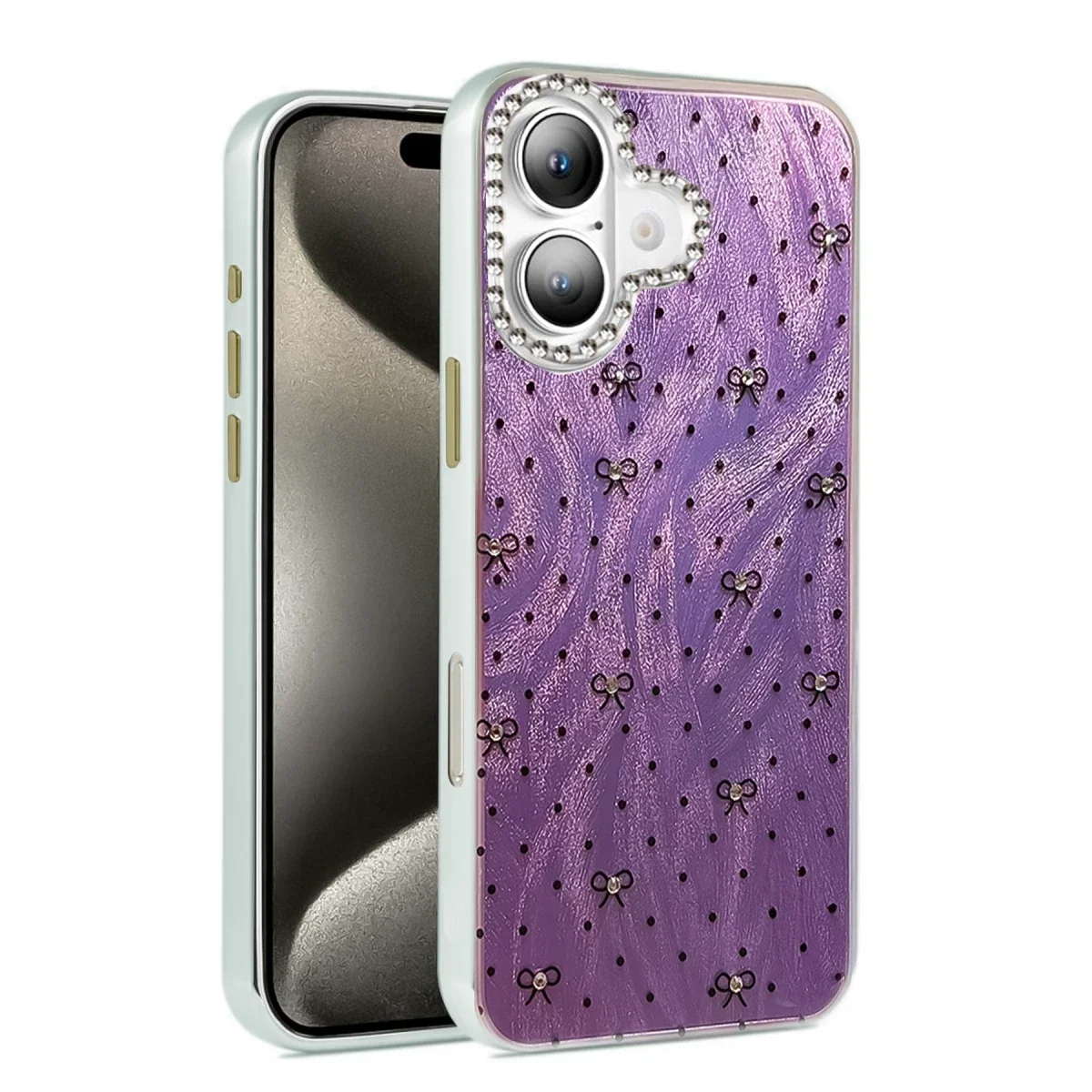 Apple iPhone 16 Plus Kılıf Blade Aynalı Desenli Kapak - Desen 2 Apple iPhone 16 Plus Kılıf Blade Aynalı Desenli Kapak - Desen 2