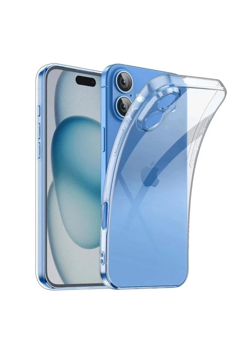 Apple iPhone 16 Plus Kılıf Lüx Şeffaf Silikon Apple iPhone 16 Plus Kılıf Lüx Şeffaf Silikon