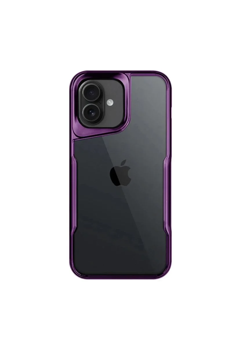 Apple iPhone 16 Plus Kılıf Boyi Silikon Kapak - Derin Mor