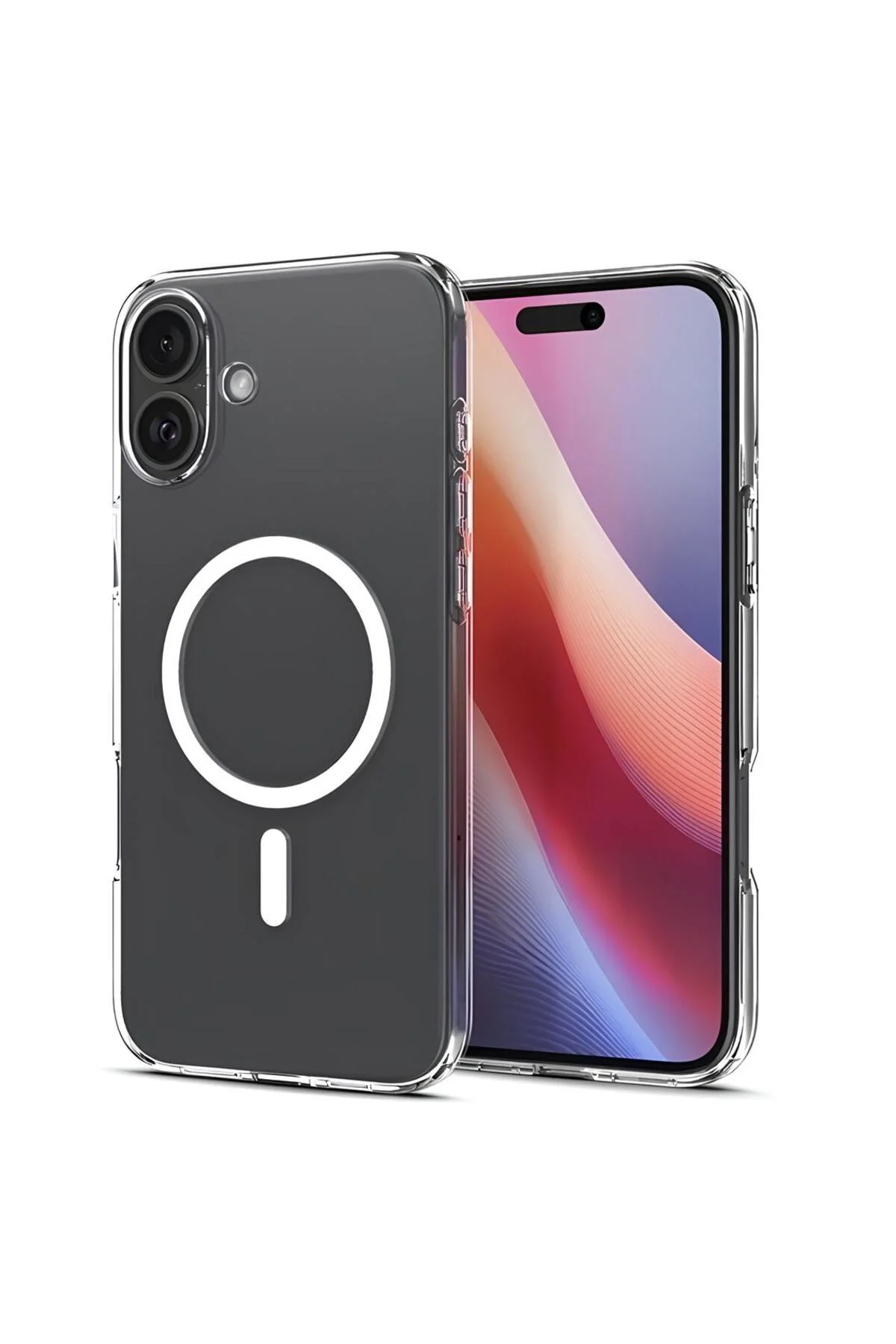 Apple iPhone 16 Plus 6.7'' Magsafe Şeffaf Silikon Kılıf