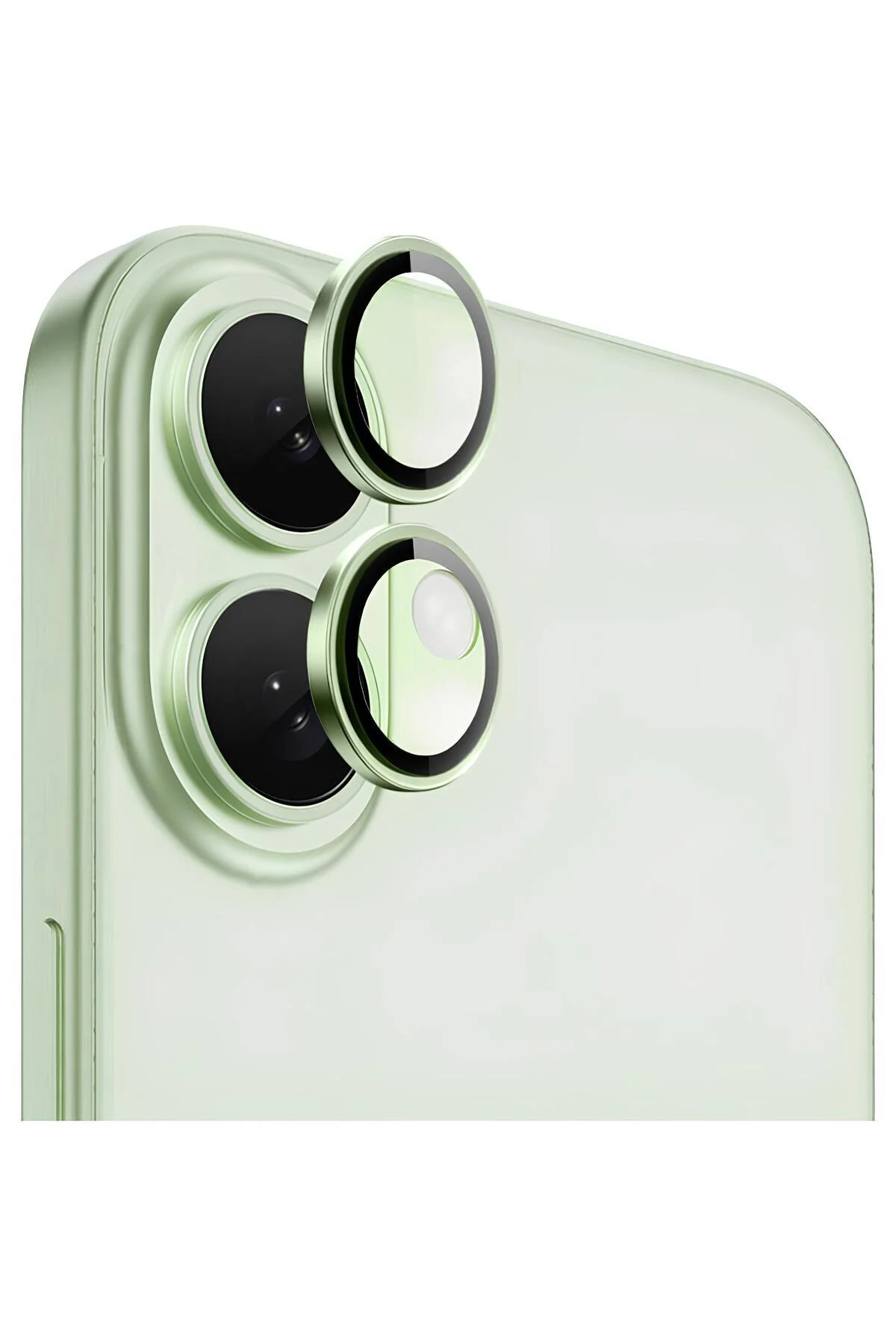 Apple iPhone 16 Plus - 16 Metal Çerçeveli Kamera Koruma Lensi