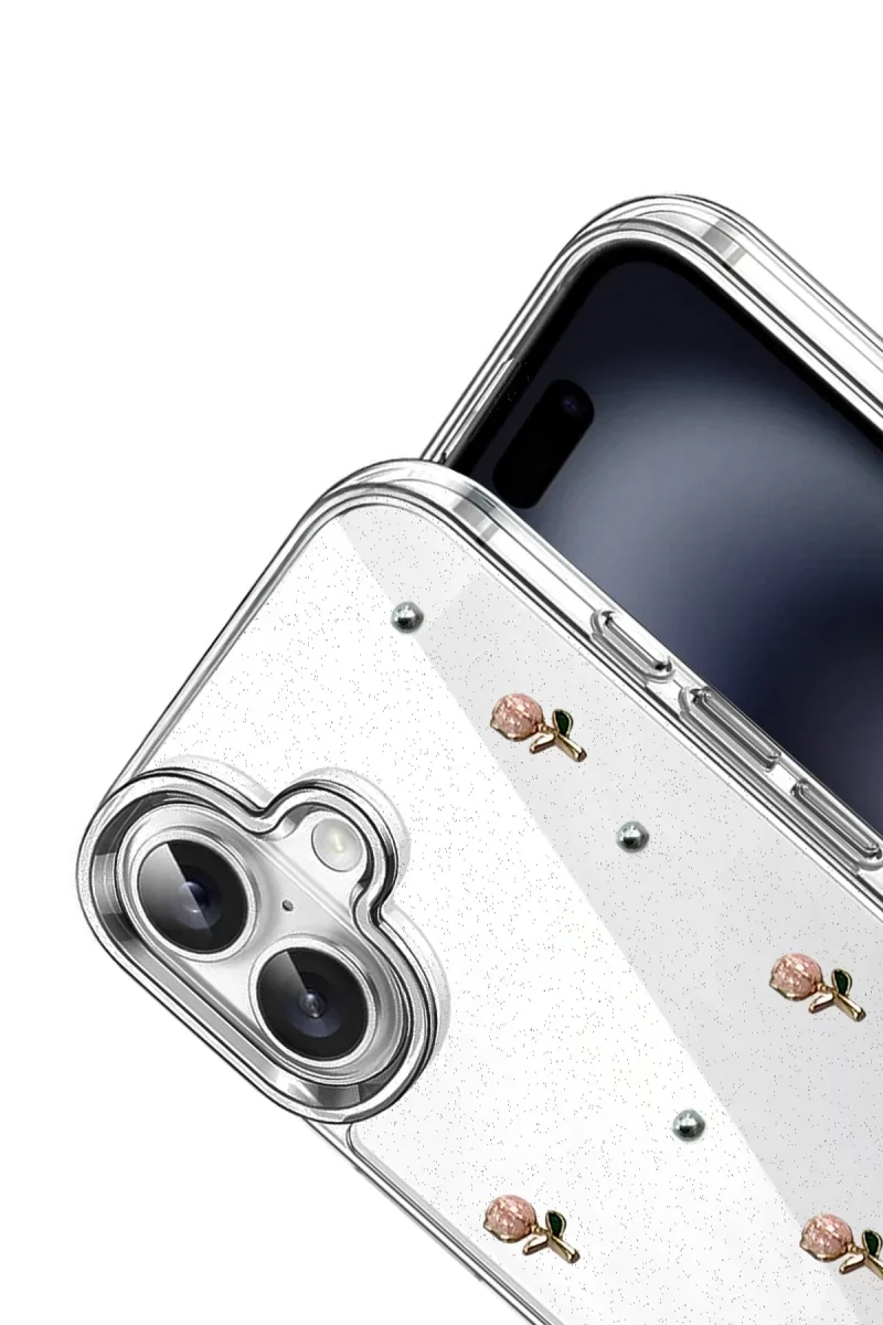 Apple iPhone 16 Plus Fiyonk Desenli Kapak - Desen 6 Apple iPhone 16 Plus Fiyonk Desenli Kapak - Desen 6