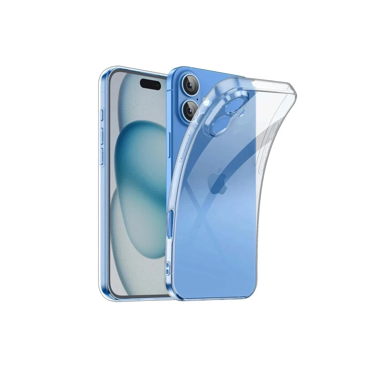 Apple iPhone 16 Plus Kılıf Lüx Şeffaf Silikon Apple iPhone 16 Plus Kılıf Lüx Şeffaf Silikon