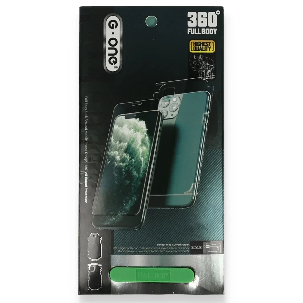 Apple iPhone 16 Pro 360 Mat Full Body Arka Koruyucu