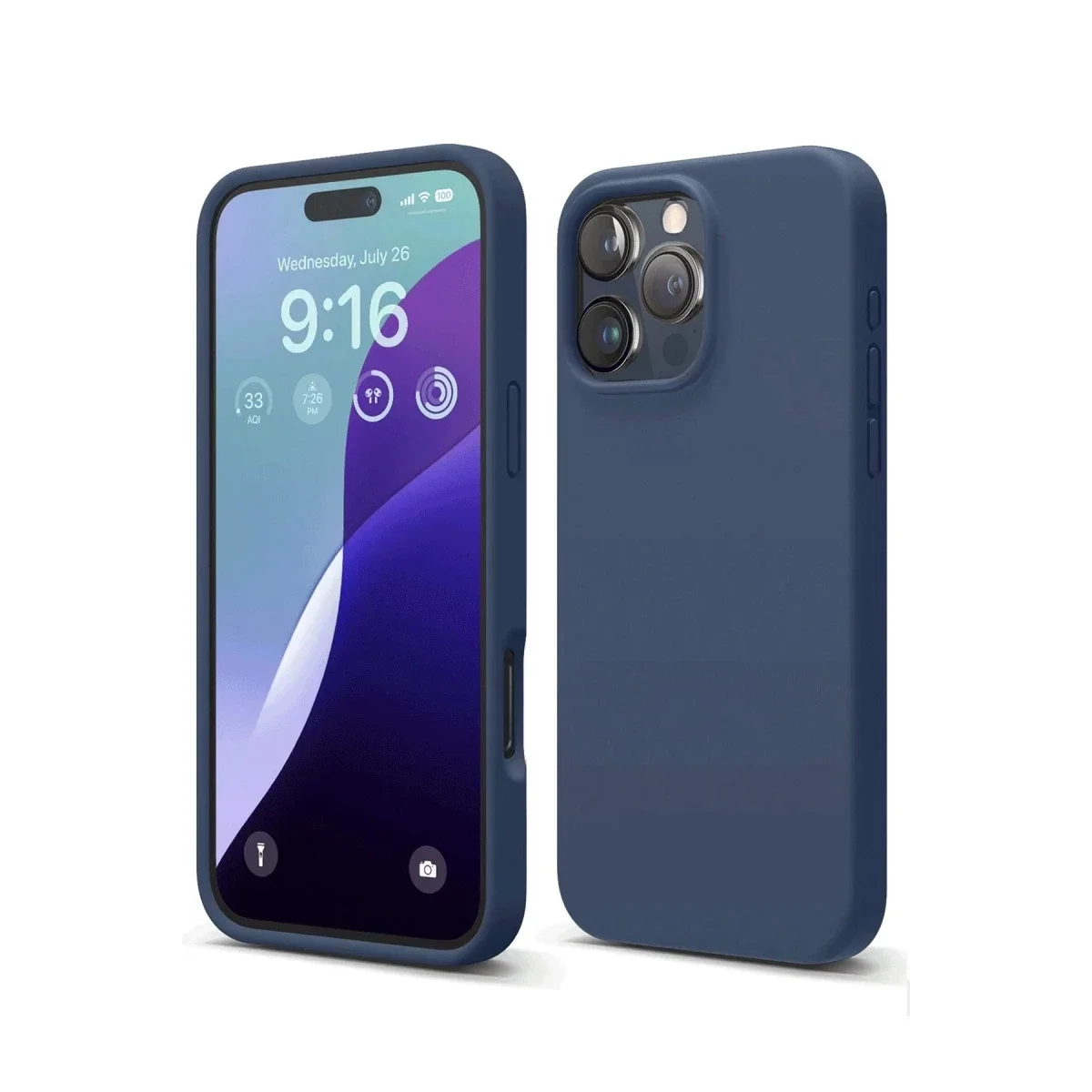Apple iPhone 16 Pro Kılıf Nano içi Kadife Silikon - Lacivert Fiyatı, Yorumları ve Özellikleri