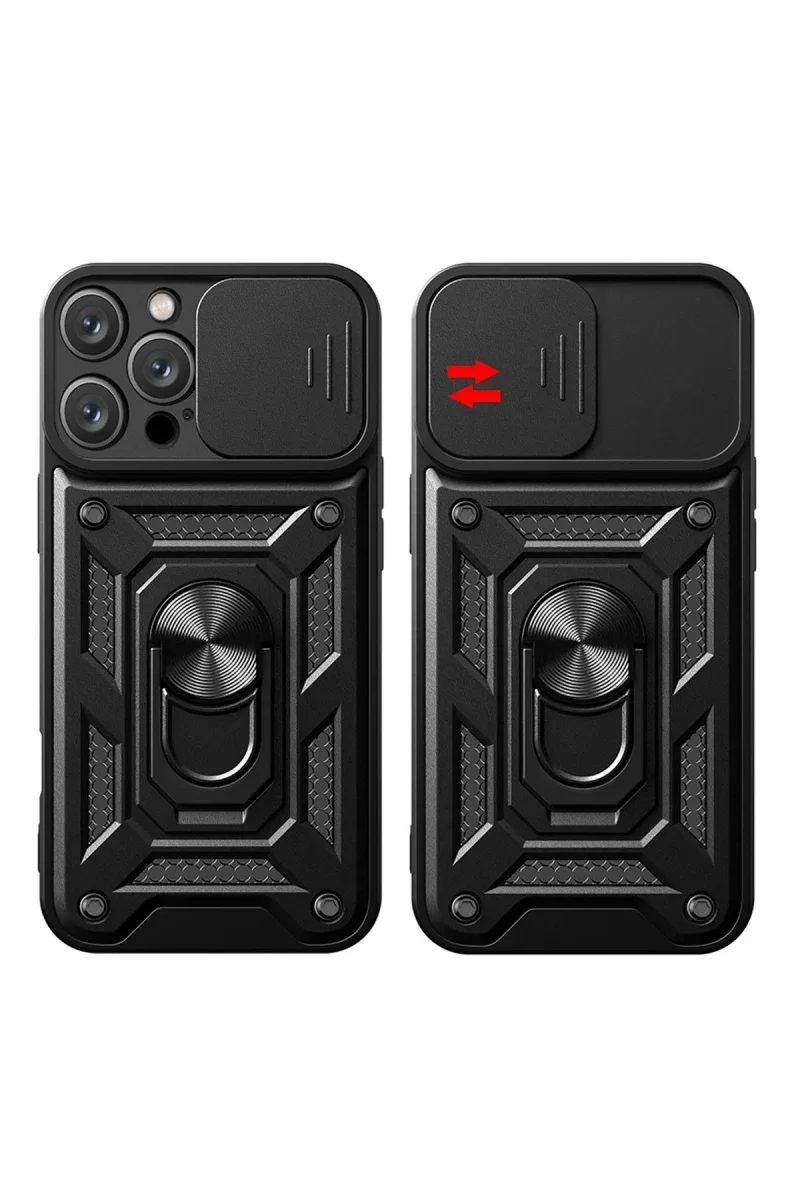Apple iPhone 16 Pro Kılıf Pars Lens Yüzüklü Silikon - Siyah Fiyatı, Yorumları ve Özellikleri