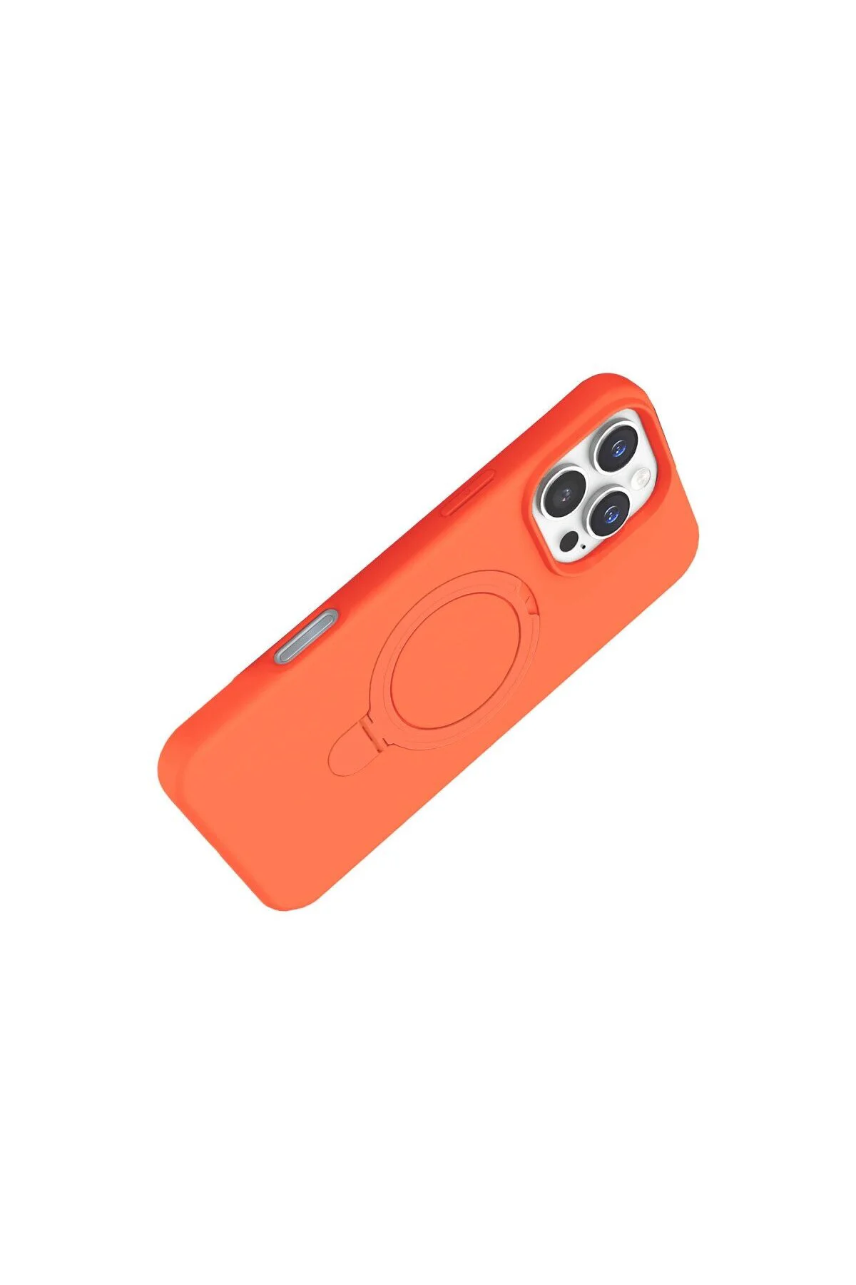 Apple İphone 16 Pro Max Regal Magsafe Standlı Kapak - Turuncu Apple İphone 16 Pro Max Regal Magsafe Standlı Kapak - Turuncu