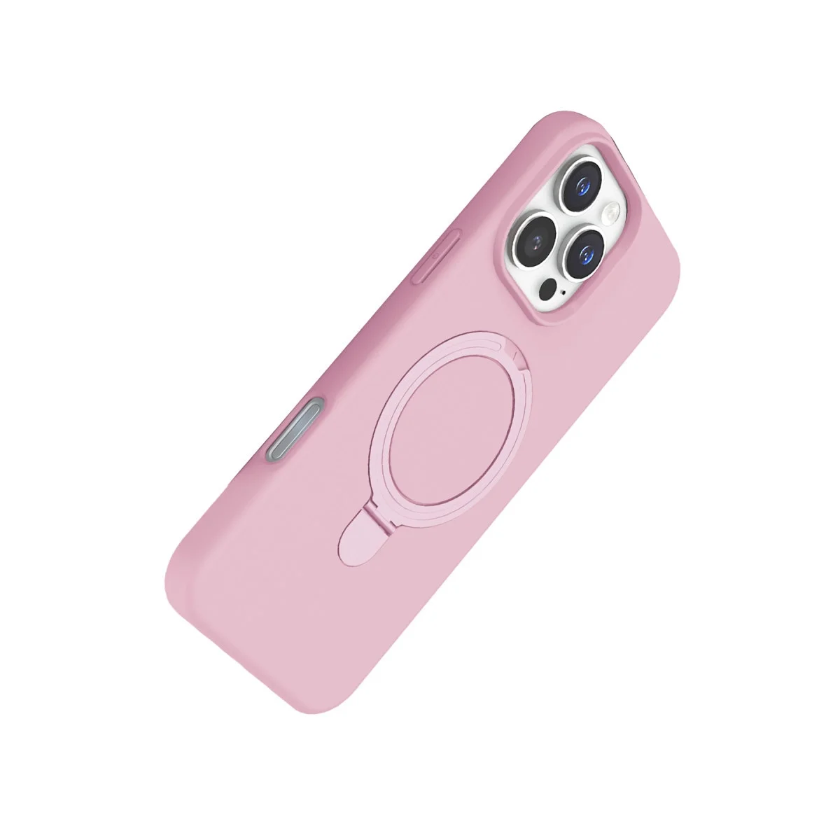 Apple İphone 16 Pro Max Regal Magsafe Standlı Kapak - Açık Pembe Apple İphone 16 Pro Max Regal Magsafe Standlı Kapak - Açık Pembe