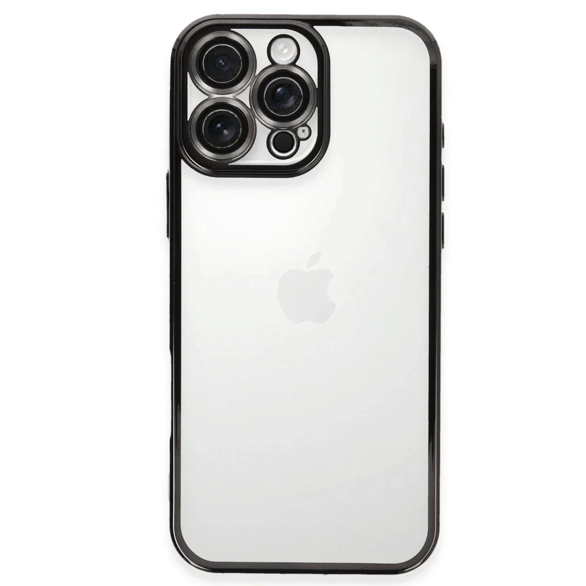 Apple iPhone 16 Pro Max Kılıf Razer Lensli Silikon - Siyah Apple iPhone 16 Pro Max Kılıf Razer Lensli Silikon - Siyah