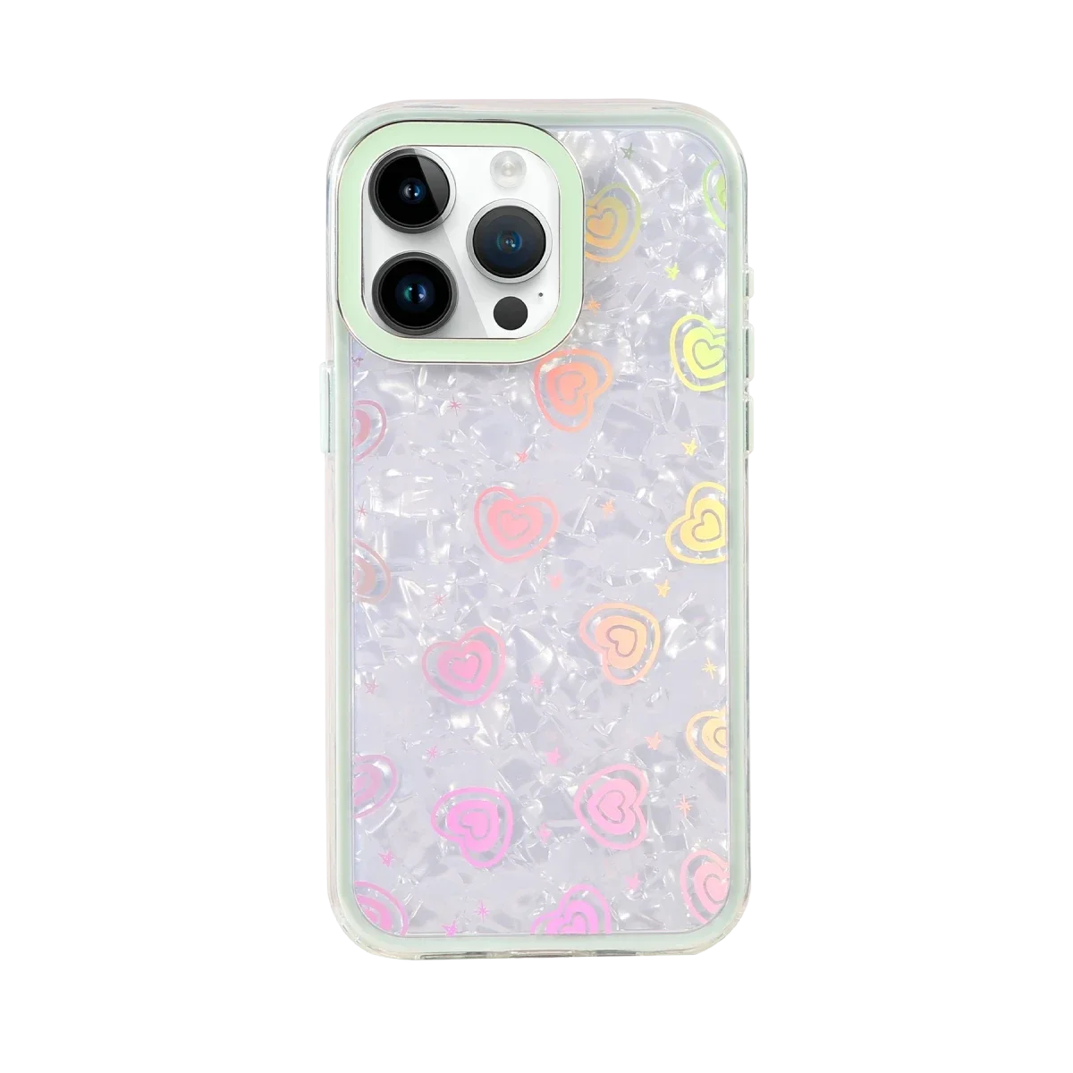 Apple iPhone 16 Pro Max Lumi Desenli Kapak - Yeşil Apple iPhone 16 Pro Max Lumi Desenli Kapak - Yeşil - Görsel 3
