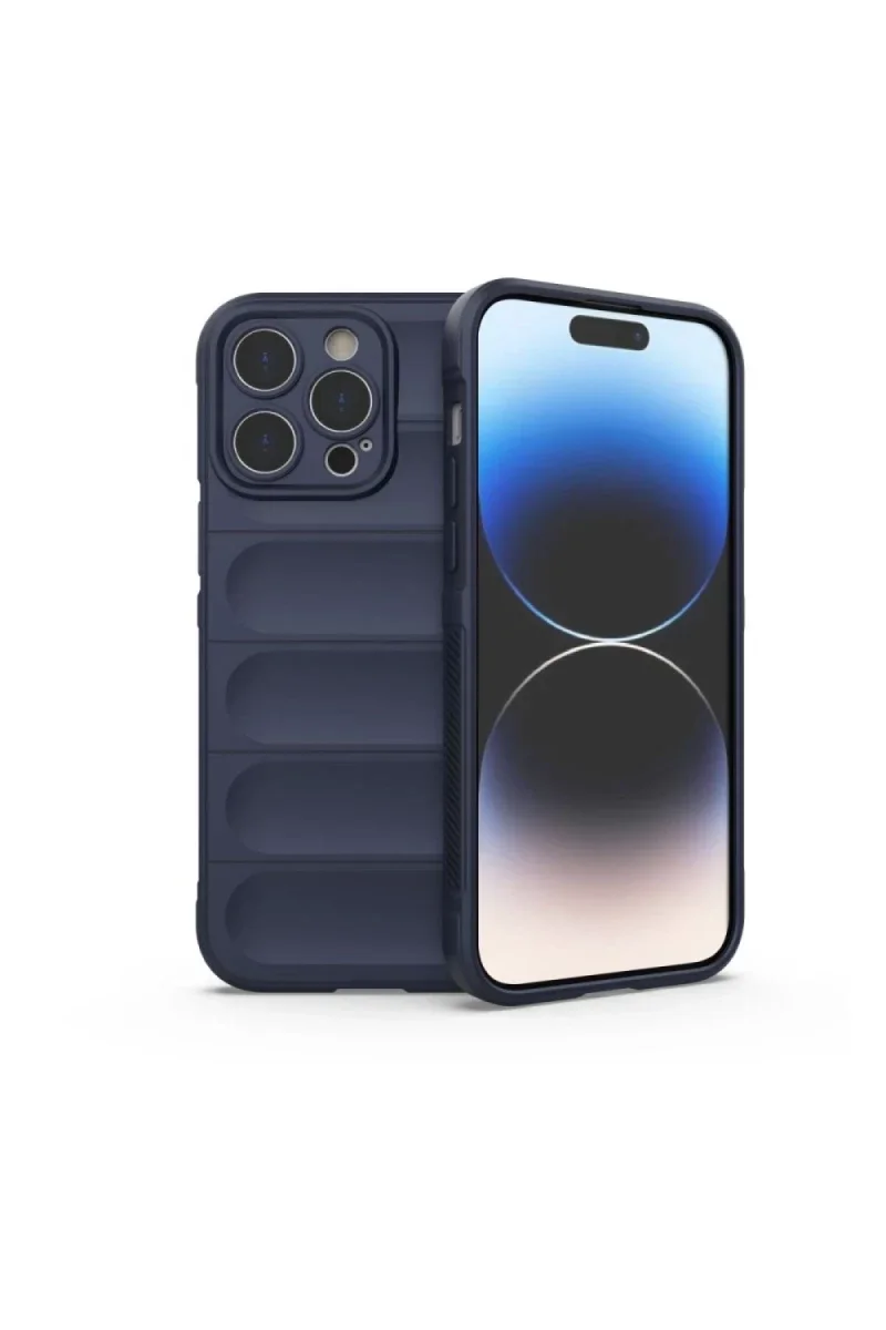 Apple iPhone 16 Pro Kılıf Optimum Silikon - Lacivert