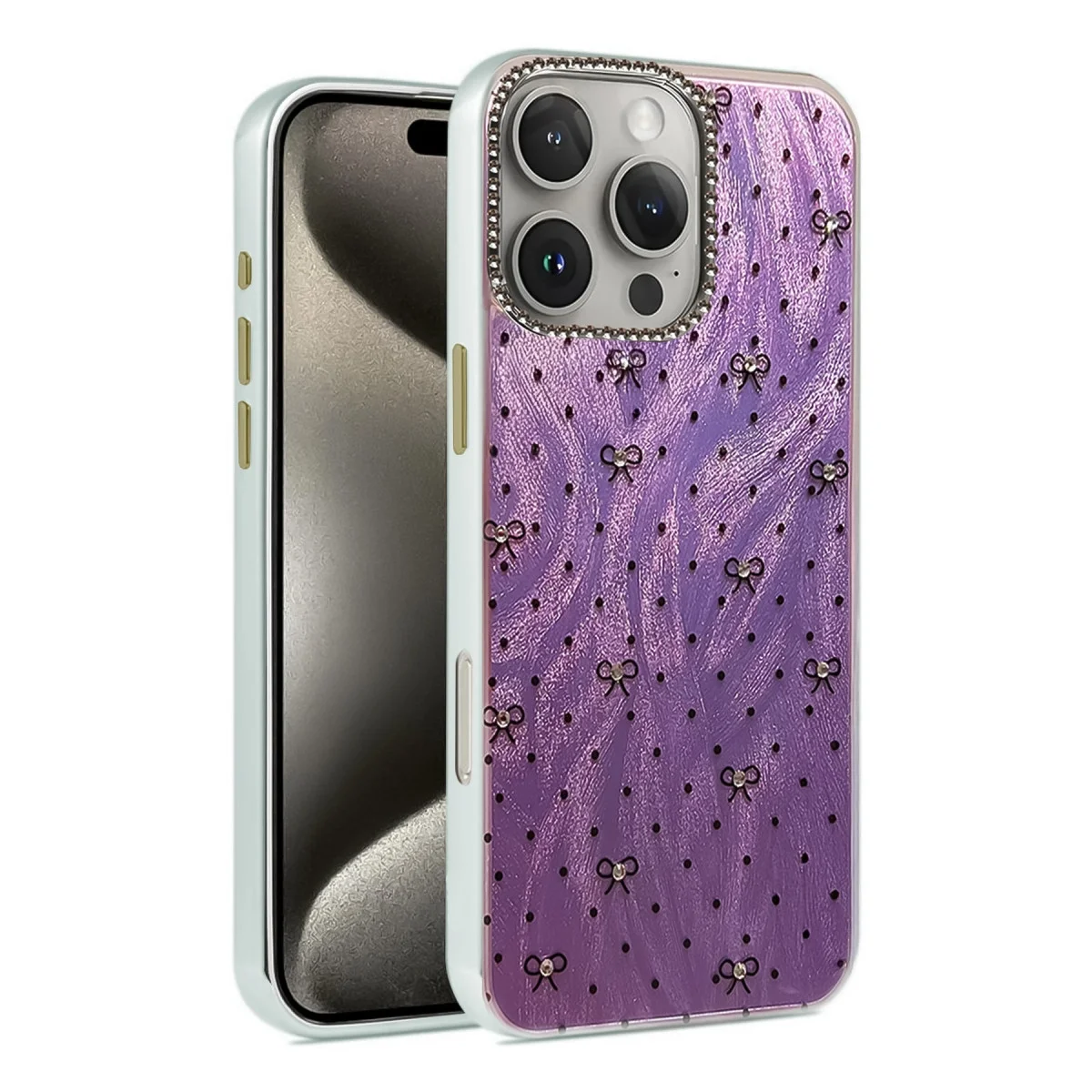 Apple İphone 16 Pro Max Kılıf Blade Aynalı Desenli Kapak - Desen 2 Apple İphone 16 Pro Max Kılıf Blade Aynalı Desenli Kapak - Desen 2