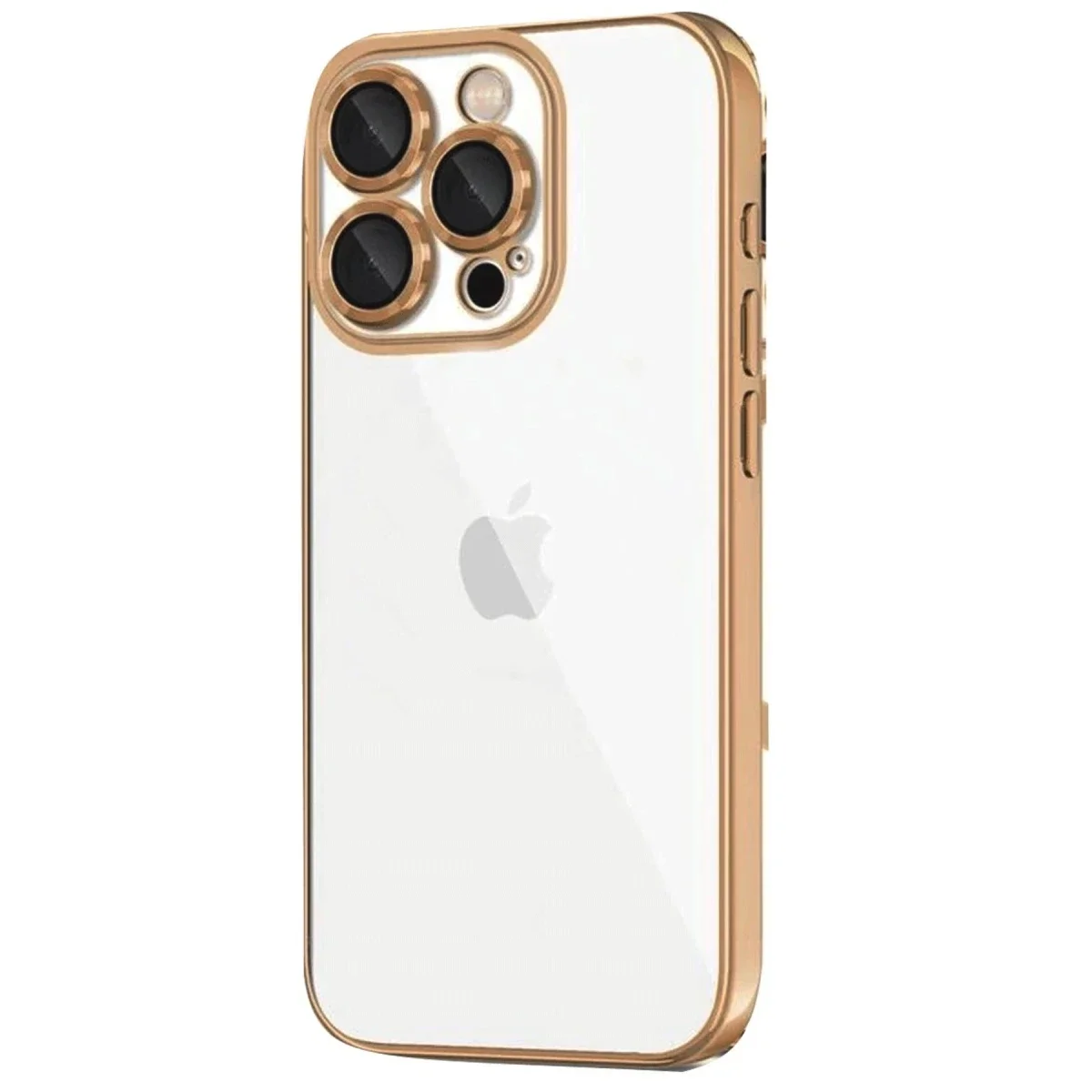 Apple iPhone 16 Pro Max Kılıf Razer Lensli Silikon - Desert
