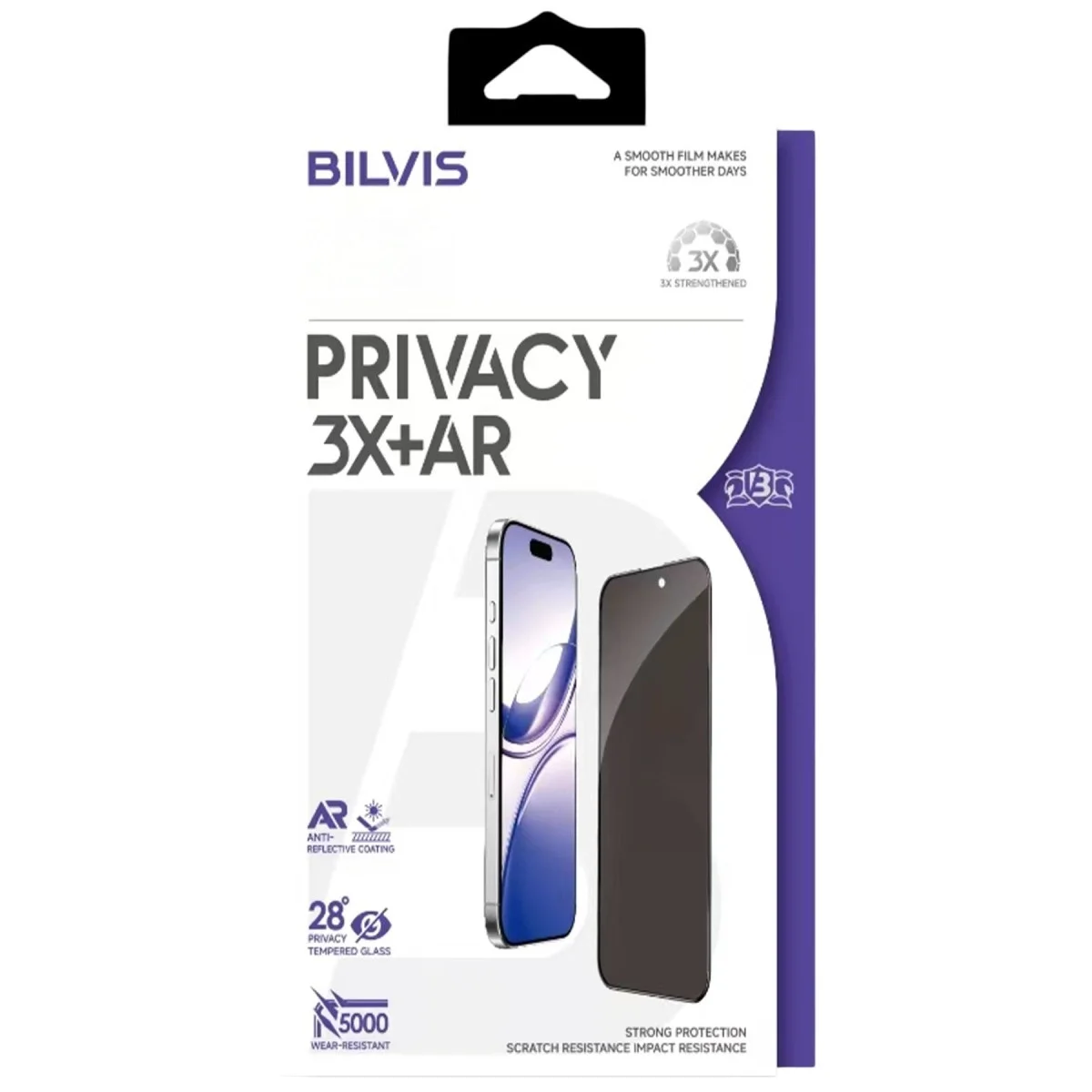 Apple İphone 16 Pro Max Bilvis 3x Ar Hayalet Cam Ekran Koruyucu - Siyah Apple İphone 16 Pro Max Bilvis 3x Ar Hayalet Cam Ekran Koruyucu - Siyah