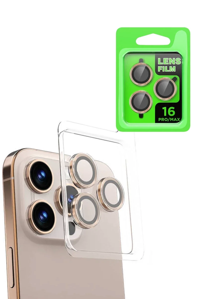 Apple iPhone 16 Pro Max Raze Metal Kamera Lens - Natural Grey Apple iPhone 16 Pro Max Raze Metal Kamera Lens - Natural Grey