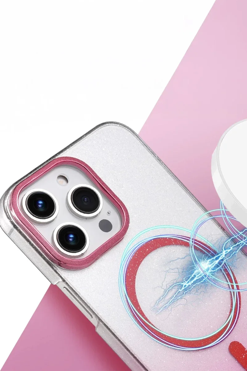 Apple iPhone 16 Pro Glossy Magsafe Kapak - Pembe Fiyatı, Yorumları ve Özellikleri