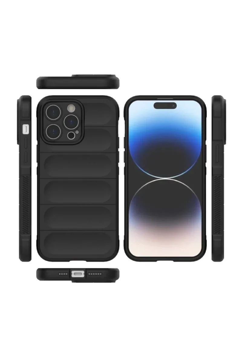 Apple iPhone 16 Pro Max Kılıf Optimum Silikon - Siyah