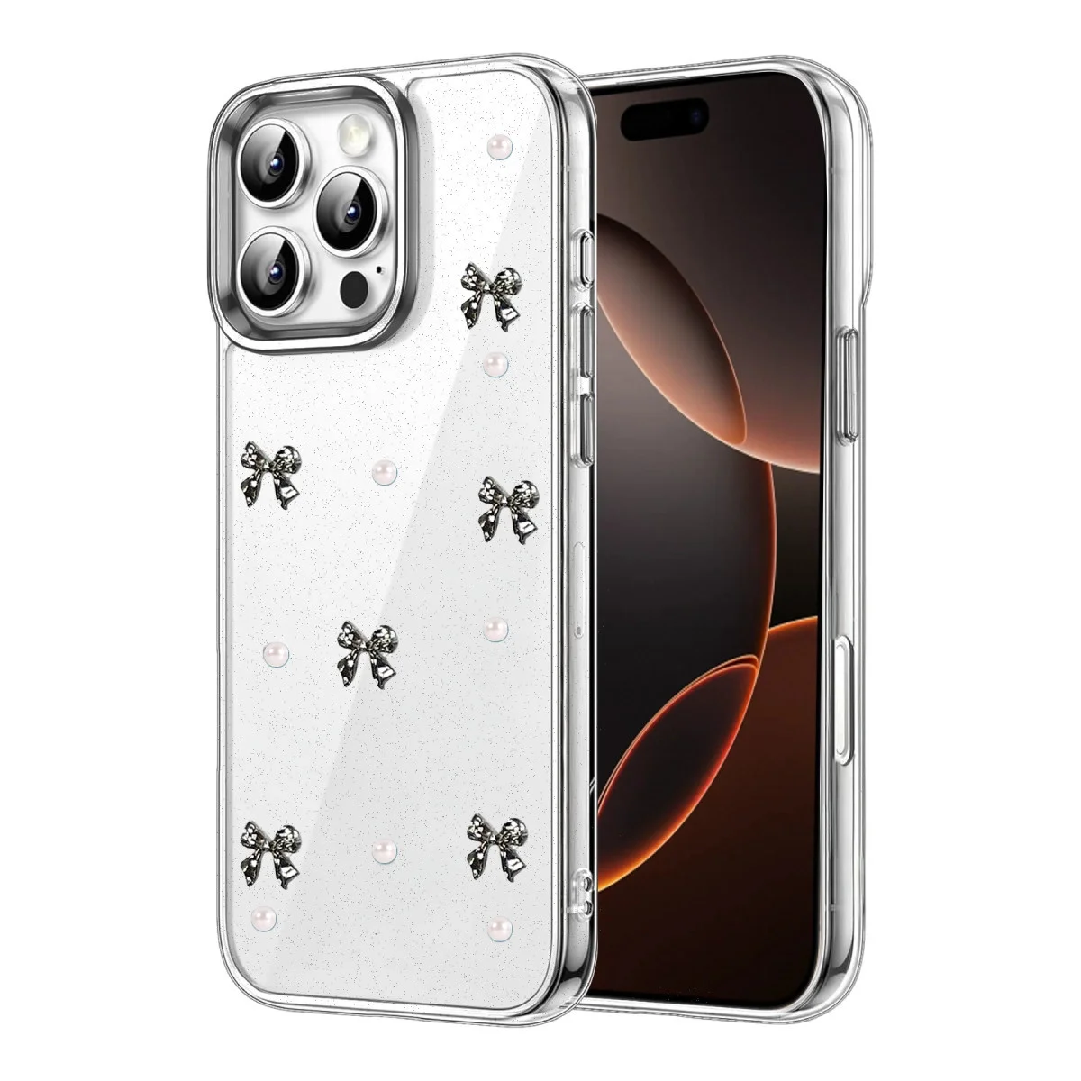 Apple İphone 16 Pro Max Fiyonk Desenli Kapak - Desen 8 Apple İphone 16 Pro Max Fiyonk Desenli Kapak - Desen 8
