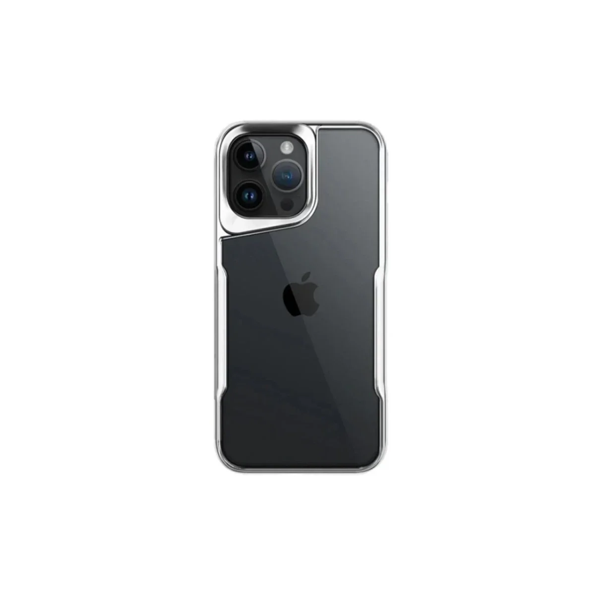 Apple iPhone 16 Pro Max Kılıf Boyi Silikon Kapak - Gümüş