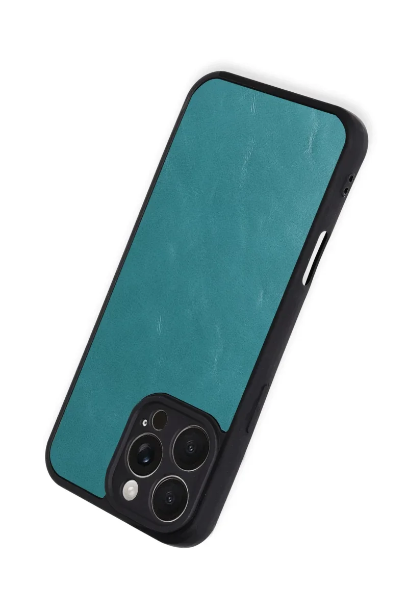 Apple iPhone 16 Pro Max Kılıf Aras Deri Kapak - Açık Yeşil
