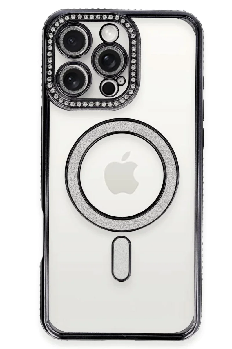 Apple iPhone 16 Pro Max Kılıf Joke Simli Magneticsafe Kılıf - Gri Fiyatı, Yorumları ve Özellikleri