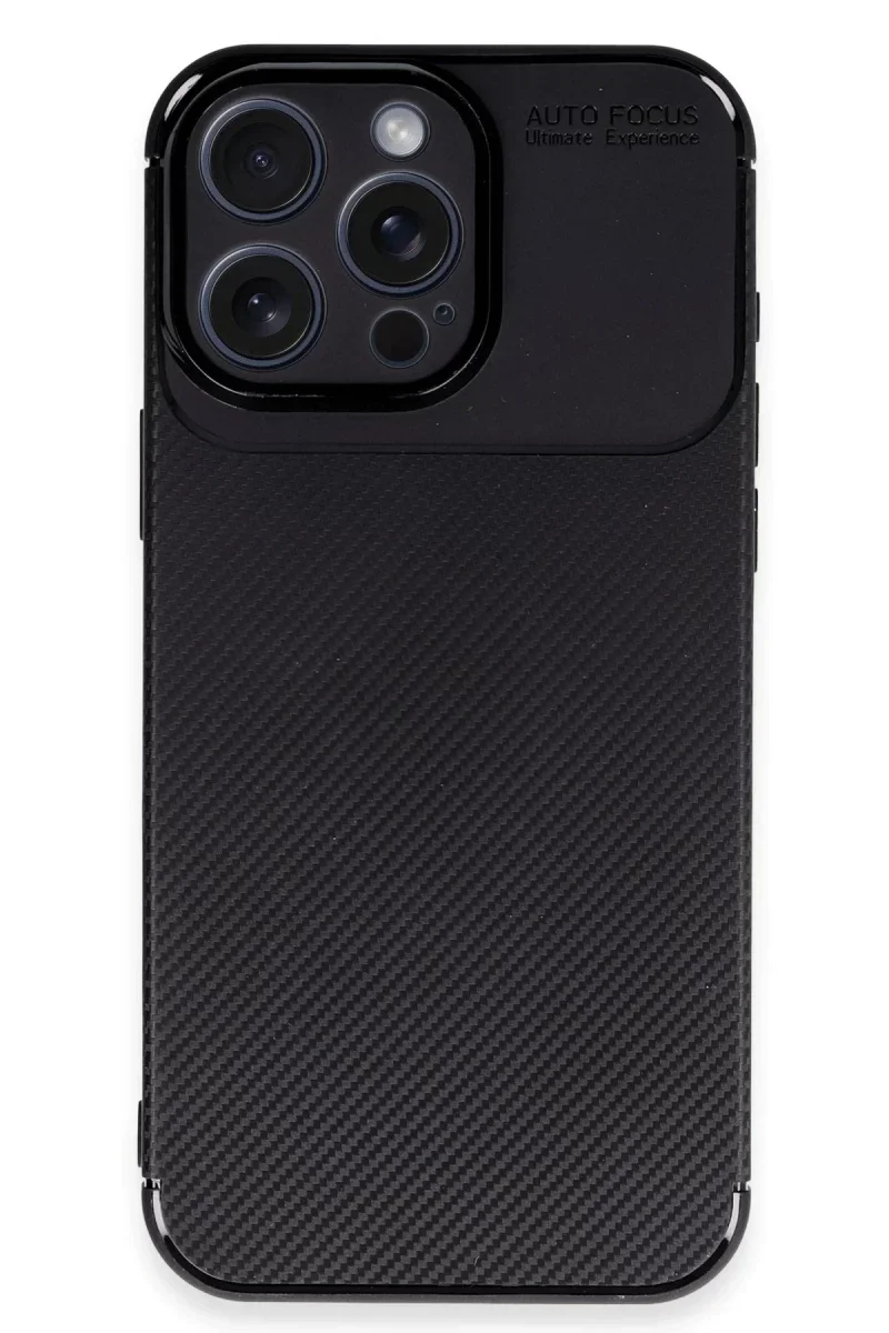 Apple iPhone 16 Pro Kılıf Auto Focus Karbon Kapak - Siyah Fiyatı, Yorumları ve Özellikleri