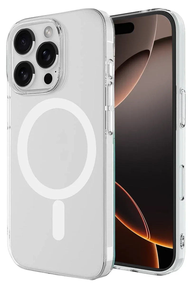 Apple iPhone 16 Pro Kılıf Magneticsafe Şeffaf Silikon - Şeffaf Fiyatı, Yorumları ve Özellikleri