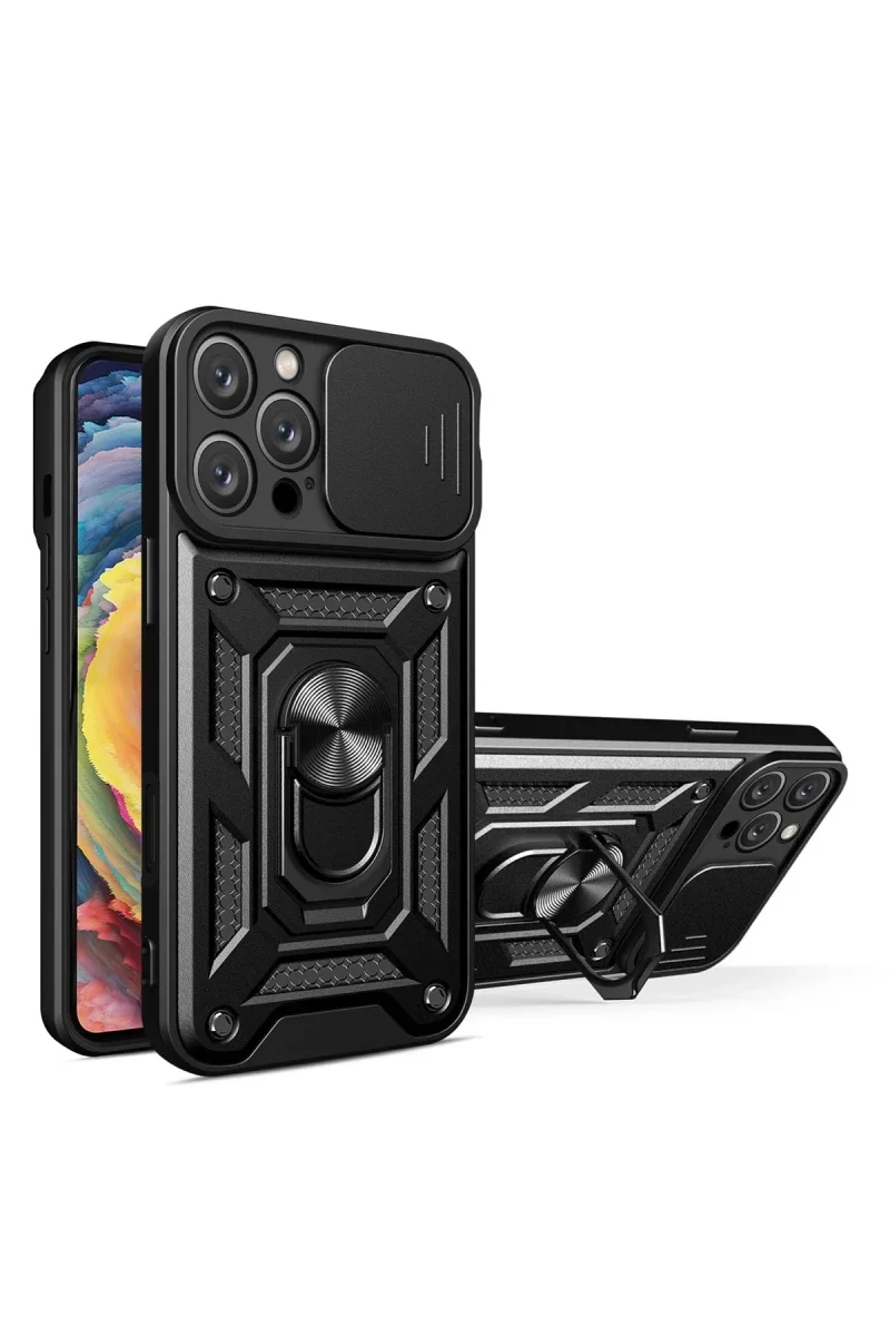 Apple iPhone 16 Pro Kılıf Pars Lens Yüzüklü Silikon - Siyah Fiyatı, Yorumları ve Özellikleri
