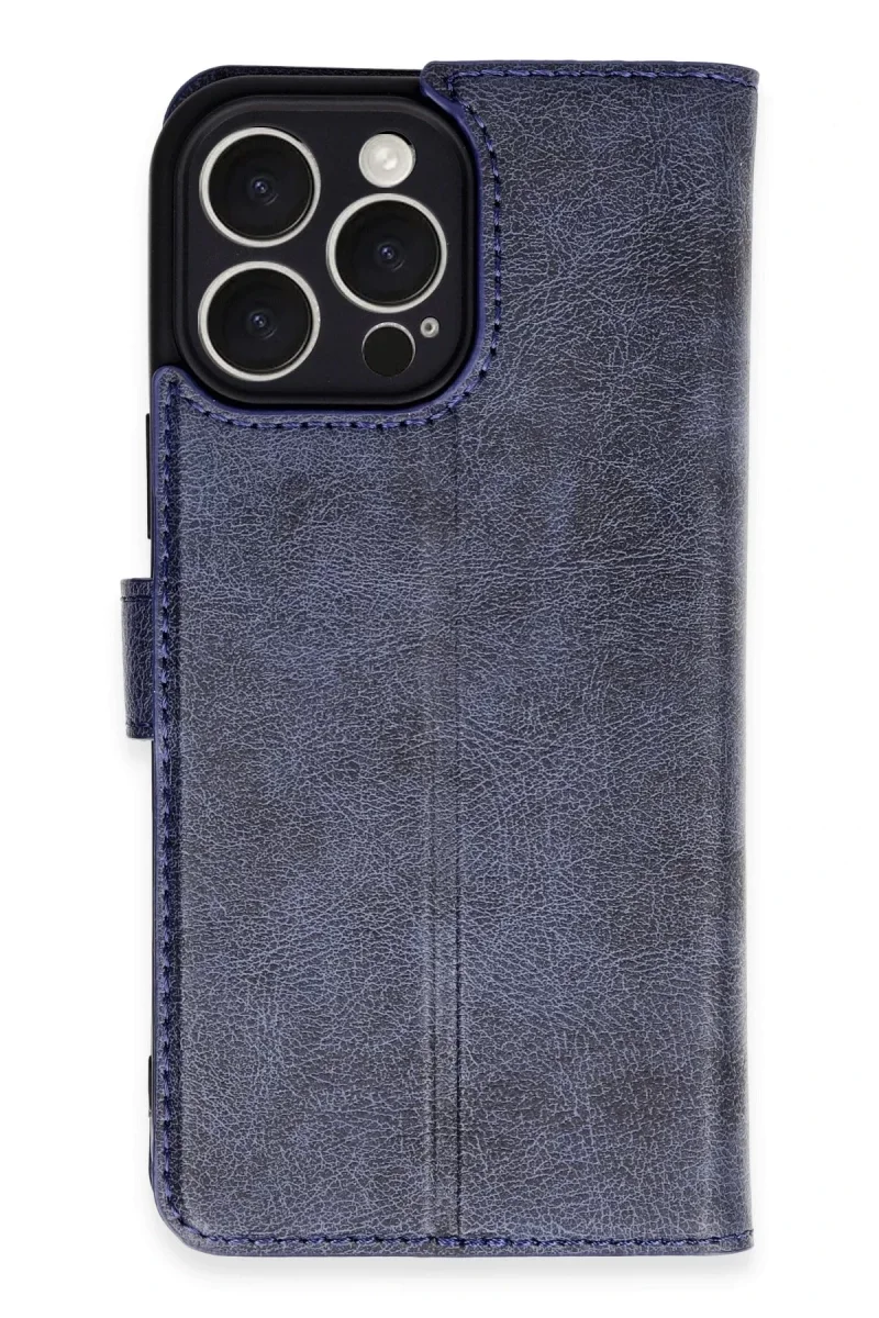Apple iPhone 16 Pro Max Kılıf Trend S Plus Kapaklı Kılıf - Lacivert Fiyatı, Yorumları ve Özellikleri