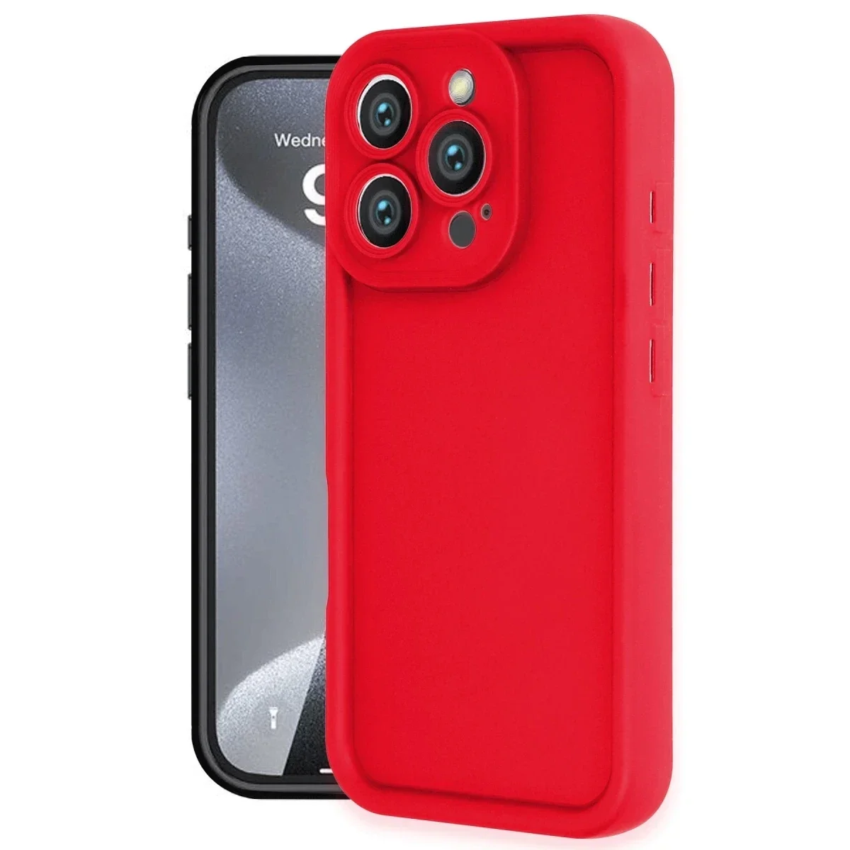Apple iPhone 16 Pro Kılıf Viera Silikon - Kırmızı Fiyatı, Yorumları ve Özellikleri