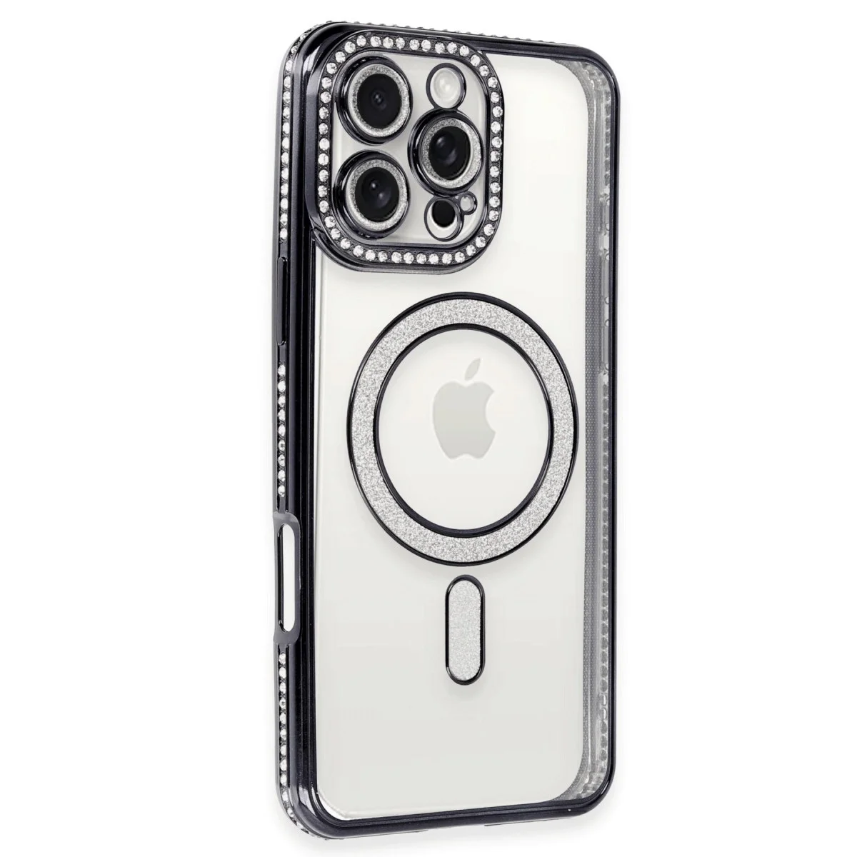 Apple İphone 16 Pro Max Kılıf Joke Simli Magneticsafe Kılıf - Gri Fiyatı, Yorumları ve Özellikleri