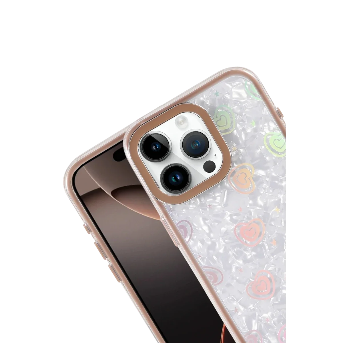 Apple iPhone 16 Pro Lumi Desenli Kapak - Çöl Titanyum Apple iPhone 16 Pro Lumi Desenli Kapak - Çöl Titanyum - Görsel 2