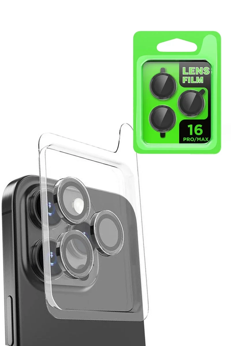 Apple iPhone 16 Pro Max Raze Metal Kamera Lens - Siyah Fiyatı, Yorumları ve Özellikleri