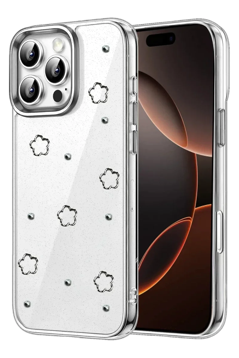 Apple iPhone 16 Pro Max Fiyonk Desenli Kapak - Desen 2