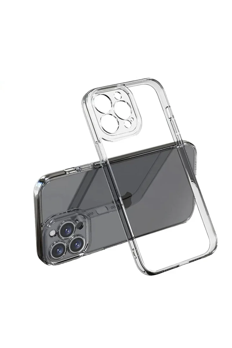 Apple iPhone 16 Pro Kılıf Lüx Şeffaf Silikon