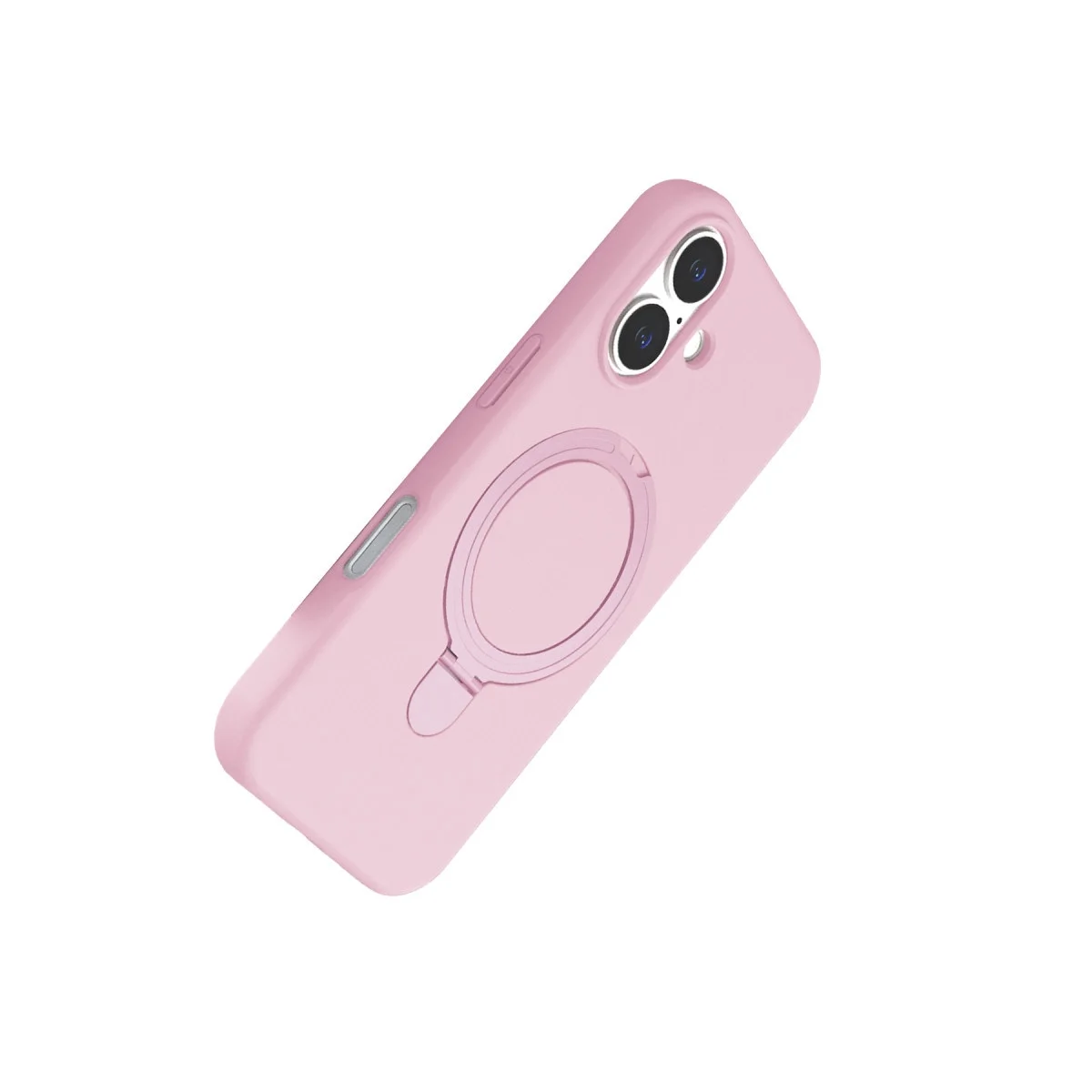 Apple İphone 16 Regal Magsafe Standlı Kapak - Açık Pembe Apple İphone 16 Regal Magsafe Standlı Kapak - Açık Pembe