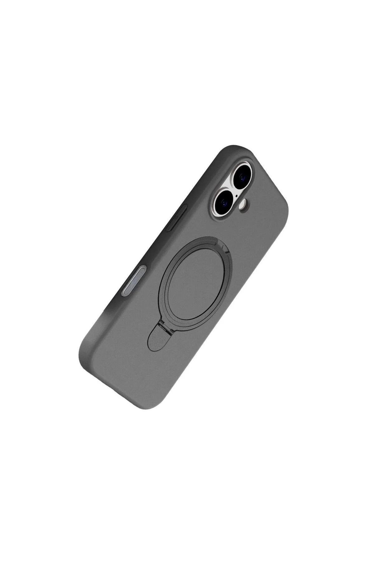 Apple İphone 16 Regal Magsafe Standlı Kapak - Titan Gri Apple İphone 16 Regal Magsafe Standlı Kapak - Titan Gri