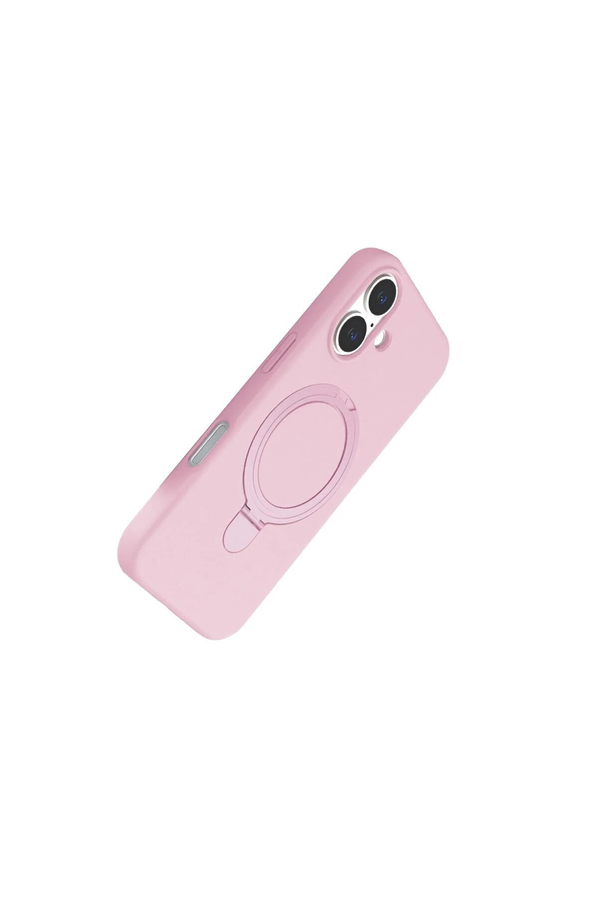 Apple İphone 16 Regal Magsafe Standlı Kapak - Açık Pembe Apple İphone 16 Regal Magsafe Standlı Kapak - Açık Pembe
