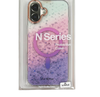 Apple iPhone 16 Plus Uyumlu N-Series 056 Arka Koruma Kılıf (Pembe