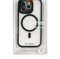 Apple iPhone 16 Pro Uyumlu N-Series 057 Arka Koruma Kılıf (Siyah)
