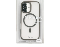 Apple iPhone 16 Uyumlu N-Series 057 Arka Koruma Kılıf (Gold)