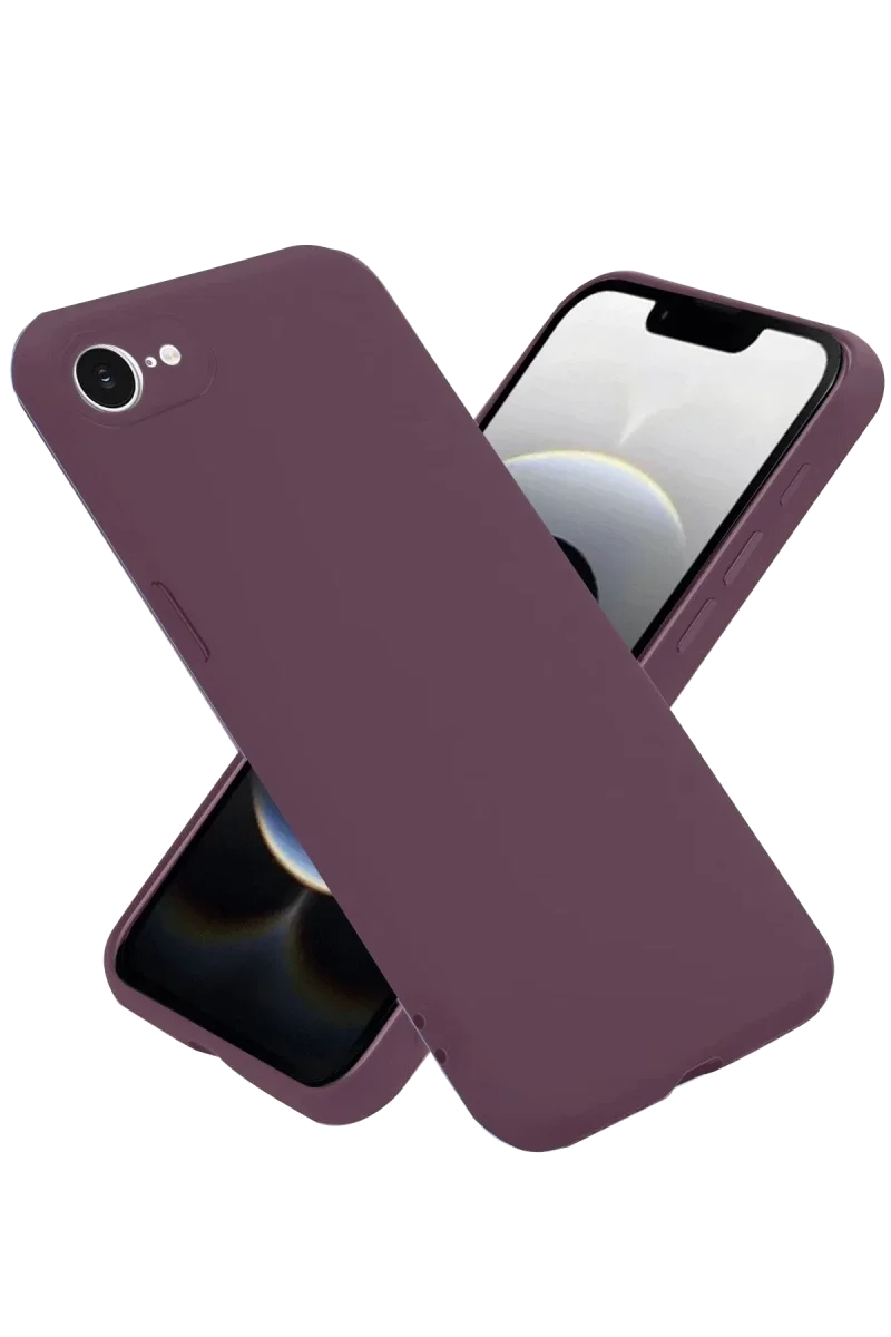 Apple iPhone 16E Kılıf First Silikon - Mürdüm Apple iPhone 16E Kılıf First Silikon - Mürdüm