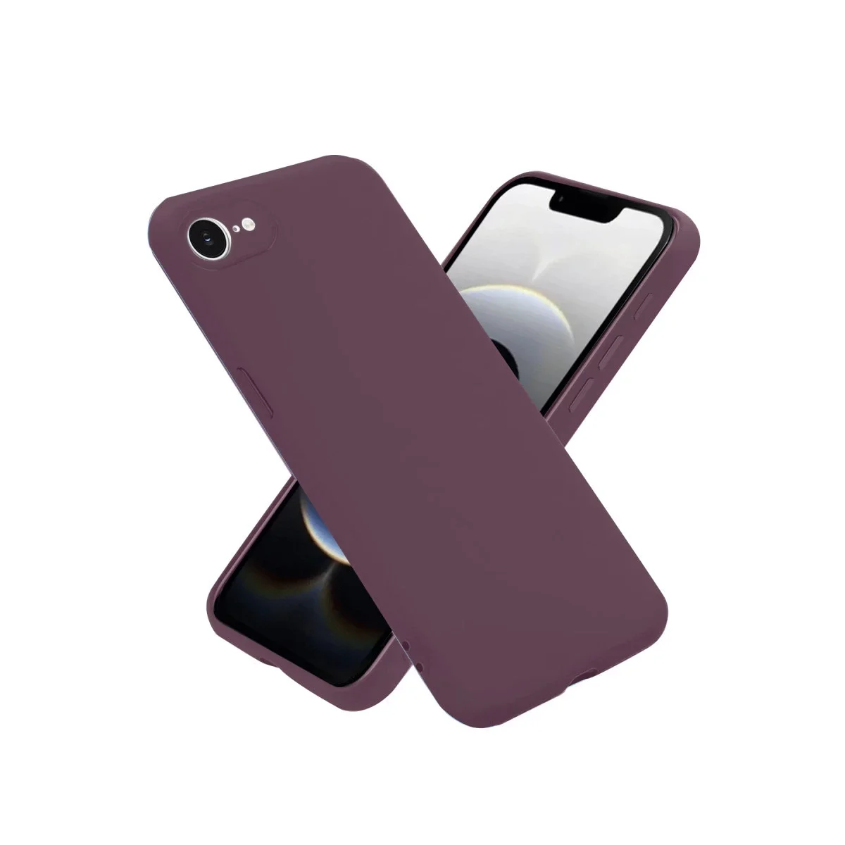 Apple iPhone 16E Kılıf First Silikon - Mürdüm Apple iPhone 16E Kılıf First Silikon - Mürdüm