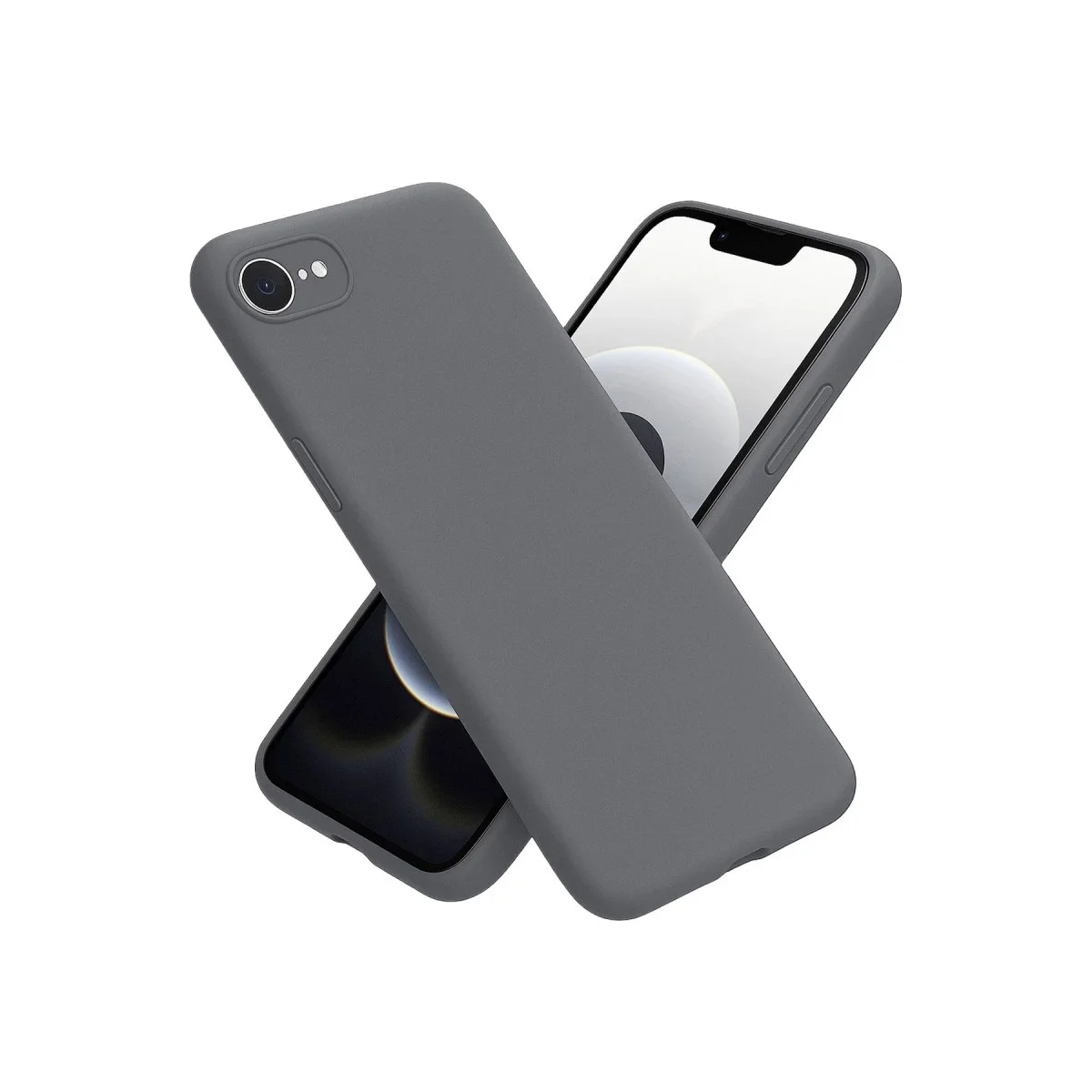 Apple iPhone 16E Kılıf First Silikon - Gri Apple iPhone 16E Kılıf First Silikon - Gri